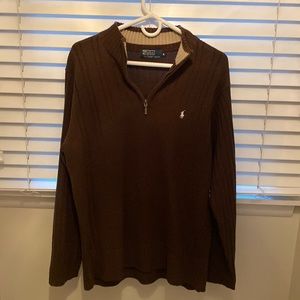 Mens Polo by Ralph Lauren 1/4 zip sweater